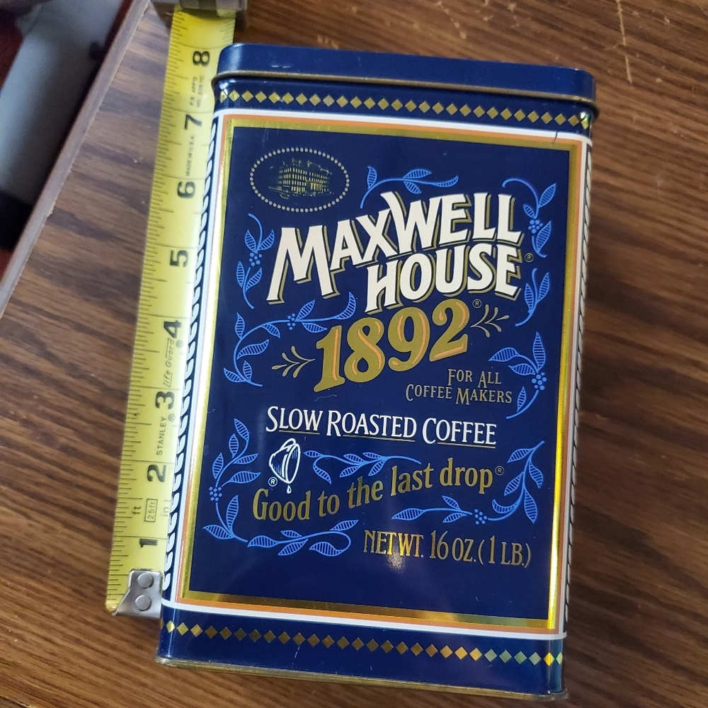 1892 Maxwell house vintage coffee can ☕️